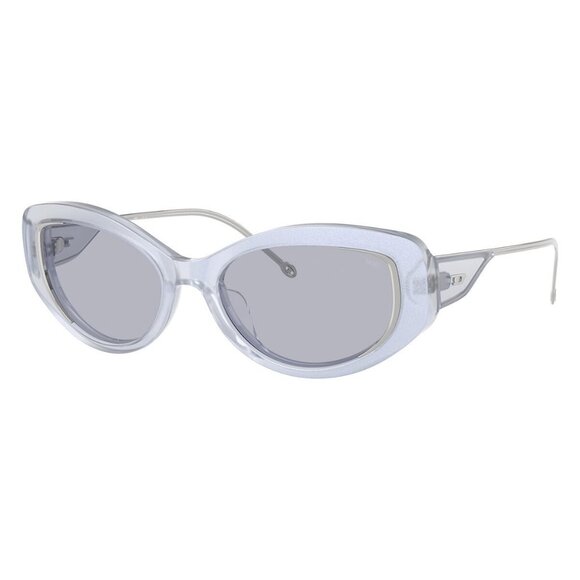 New DIESEL Blue Round DL2001MU 722/1 Sunglasses Women - Picture 1 of 6